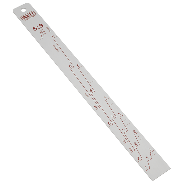 Sealey PA08 ⏐ Aluminium Paint Measuring Stick 5:1/5:3