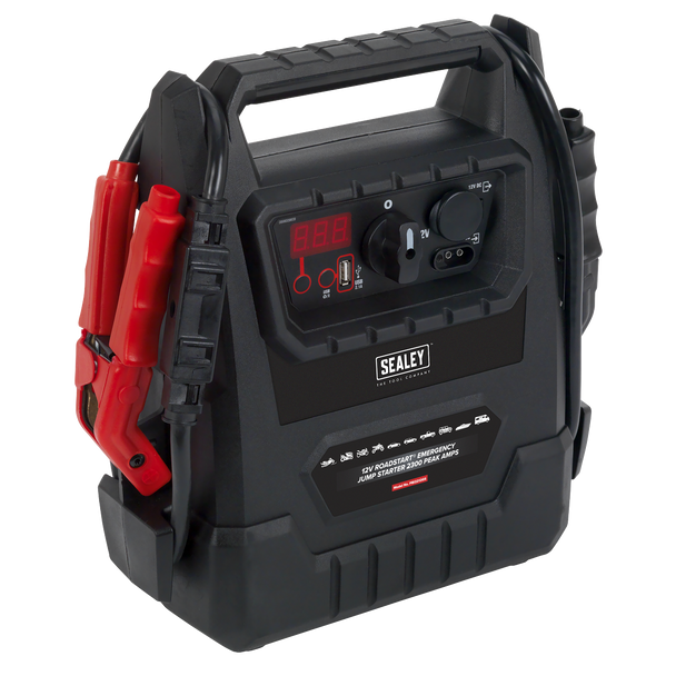 Sealey PBI2212GS ⏐ 12V RoadStart® Emergency Jump Starter 2300 Peak Amps