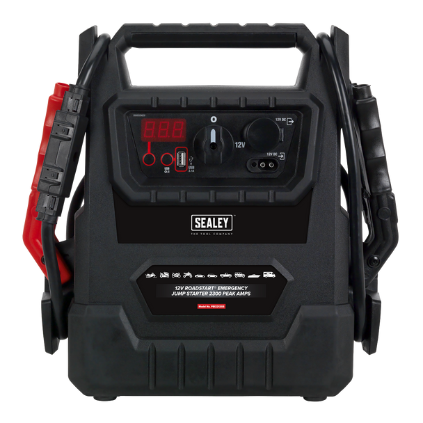 Sealey PBI2212GS ⏐ 12V RoadStart® Emergency Jump Starter 2300 Peak Amps
