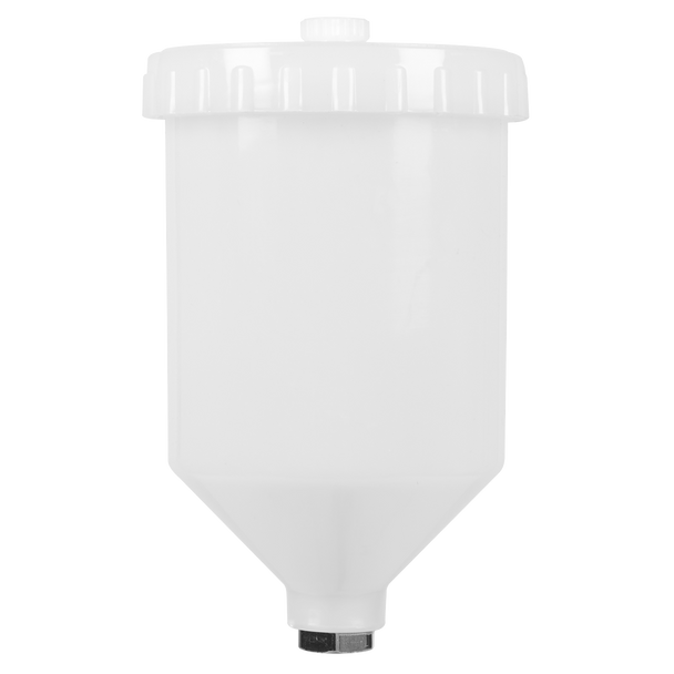 Sealey PC01 ⏐ Paint Spray Gun Pot with Brass Fitting 600ml - White