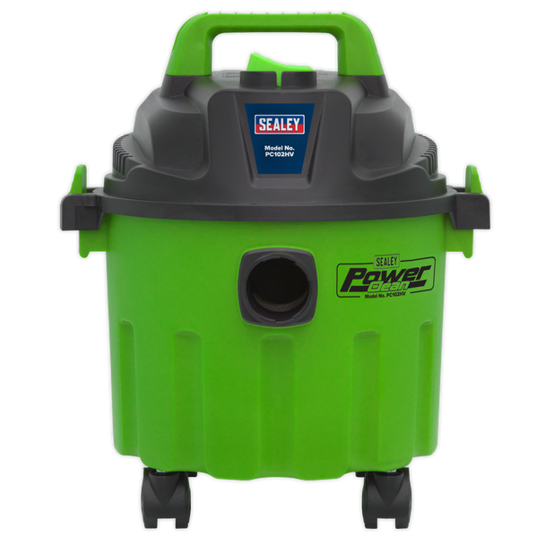 Sealey PC102HV ⏐ 10L Wet & Dry Vacuum Cleaner 1000W/230V - Green