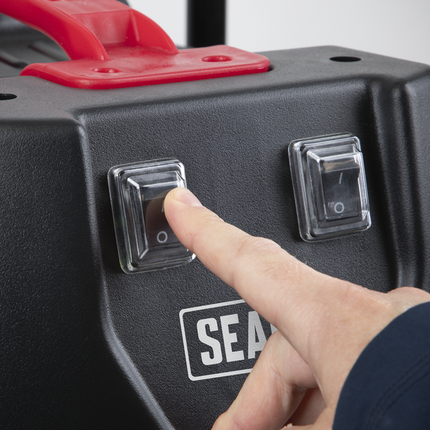 Sealey PC460 ⏐ 60L Vacuum Cleaner Wet & Dry Stainless Steel Drum 2400W/230V