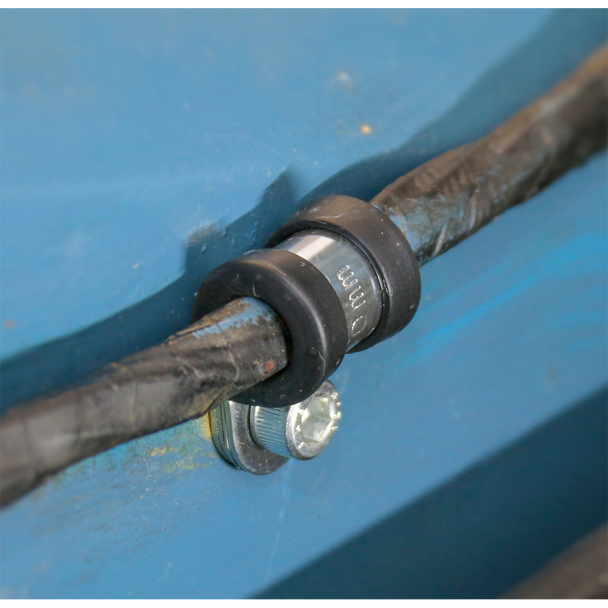 Sealey PCJ8 ⏐ Rubber Lined P-Clip 8mm - Pack of 25