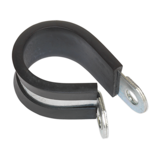 Sealey PCJ25 ⏐ Rubber Lined P-Clip 25mm - Pack of 25