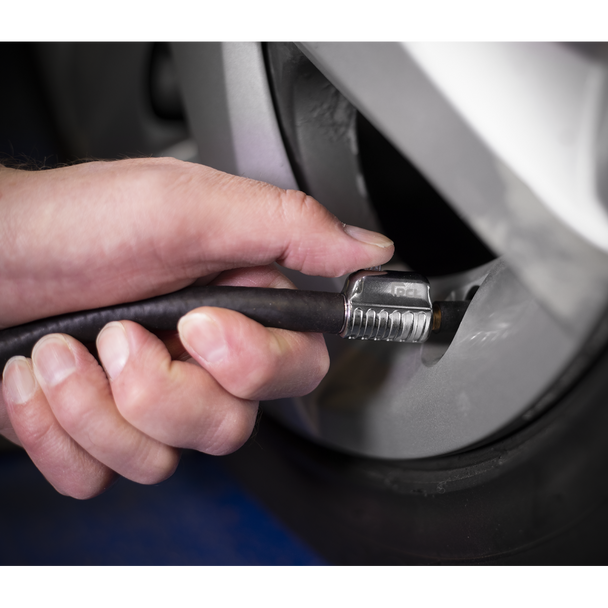 Sealey PCL6A ⏐ PCL 90° Angled Swivel Tyre Inflator Clip-On Connector 1/4"BSP(F)