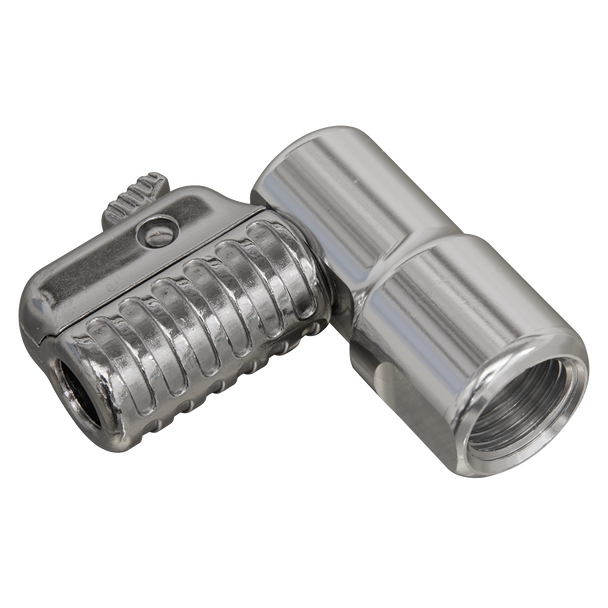 Sealey PCL6A ⏐ PCL 90° Angled Swivel Tyre Inflator Clip-On Connector 1/4"BSP(F)