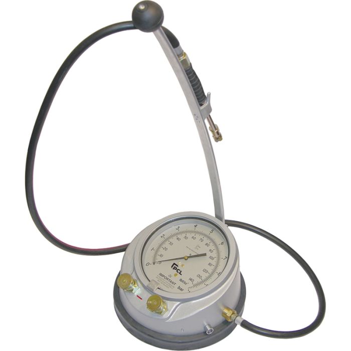 PCL PG1H01 | Pavement Gauge psi/bar Dial, 1.5m Hose with THO Connector