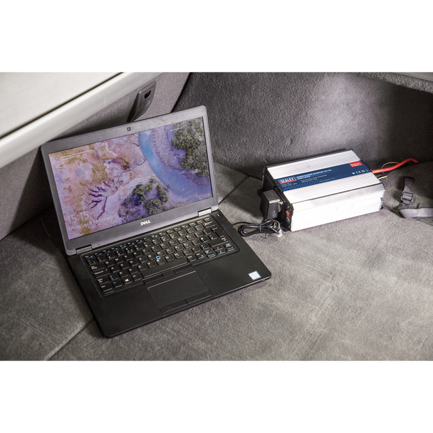 Sealey PI1000 ⏐ Modified Sine Wave Power Inverter 1000W 12V