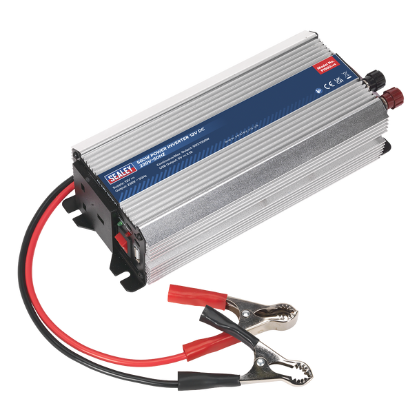 Sealey PI500 ⏐ Modified Sine Wave Power Inverter 500W 12V