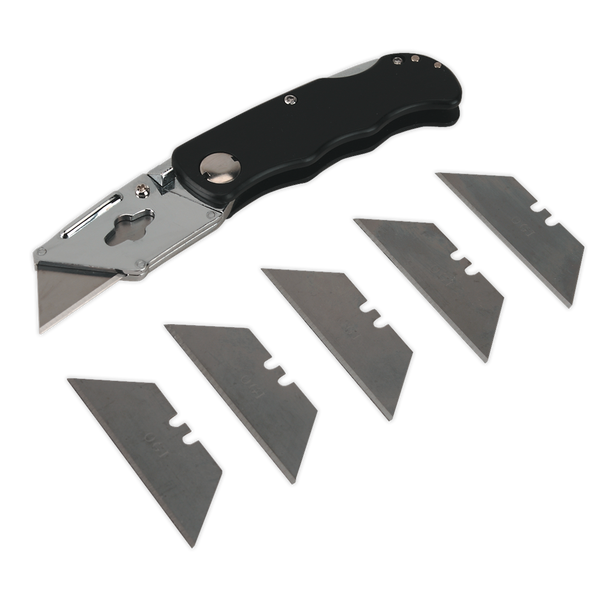 Sealey PK5 ⏐ Premier Locking Pocket Knife with Quick Change Blade