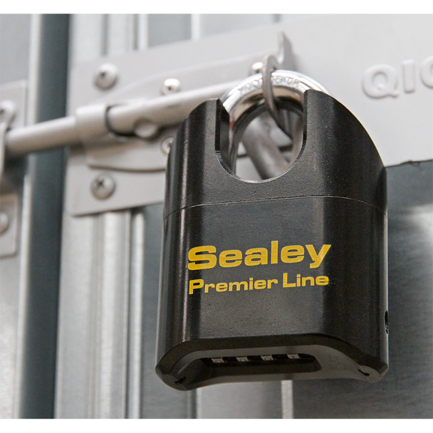 Sealey PL603S ⏐ Premier™ Steel Body Combination Padlock Shrouded Shackle 62mm