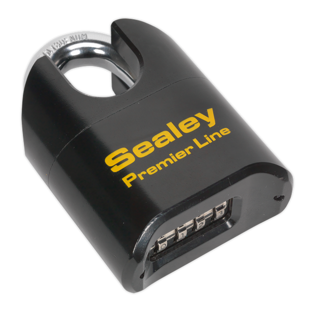 Sealey PL603S ⏐ Premier™ Steel Body Combination Padlock Shrouded Shackle 62mm