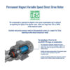 Power Systems NOBEL 45E 10 PM (LGN) | 55 - 260 CFM 10 Bar Floor Mounted Variable Speed Air Compressor