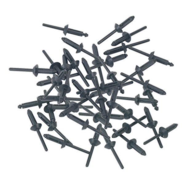 Sealey PR003 ⏐ Plastic Rivet 5 x 15.8mm - Pack of 50