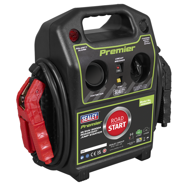 Sealey PRS5000 ⏐ 12/24V Premier RoadStart® Jump Starter 5000A