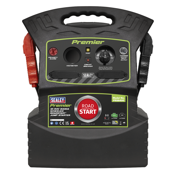 Sealey PRS6400 ⏐ 12/24V Premier RoadStart® Jump Starter 6400A