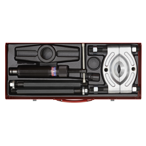 Sealey PS980 ⏐ Hydraulic Bearing Separator/Puller Set 8pc