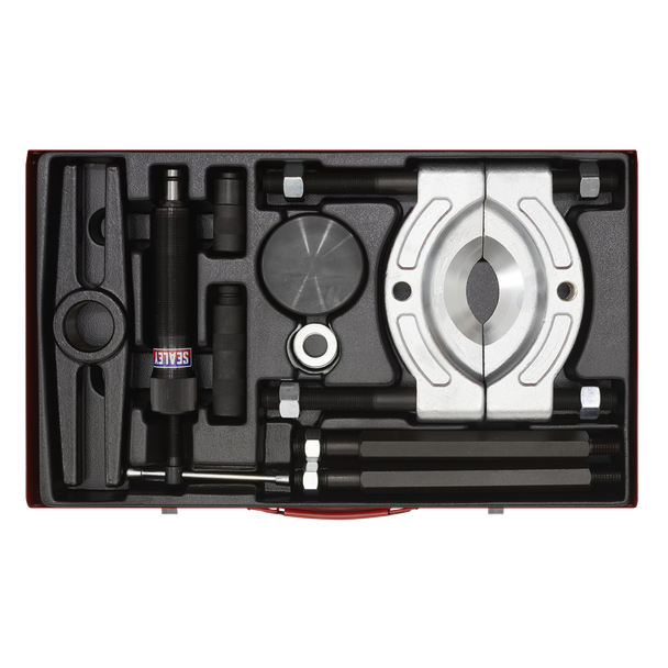 Sealey PS985 ⏐ Hydraulic Bearing Separator/Puller Set 10pc