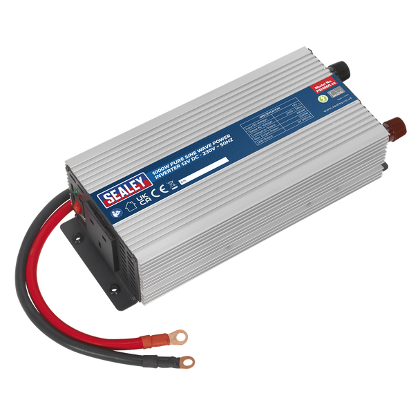 Sealey PSI1000 ⏐ Pure Sine Wave Power Inverter 1000W 12V