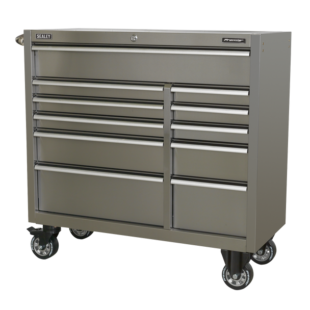 Sealey PTB105511SS ⏐ Premier™ Heavy-Duty Extra-Wide Rollcab 11 Drawer 1055mm - Stainless Steel