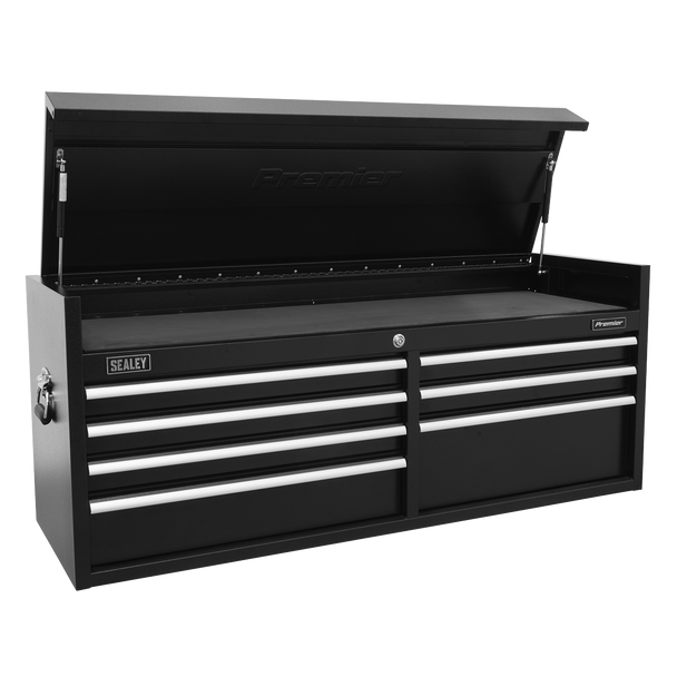 Sealey PTB141507 ⏐ Premier™ Heavy-Duty Extra-Wide Topchest 7 Drawer 1415mm - Black