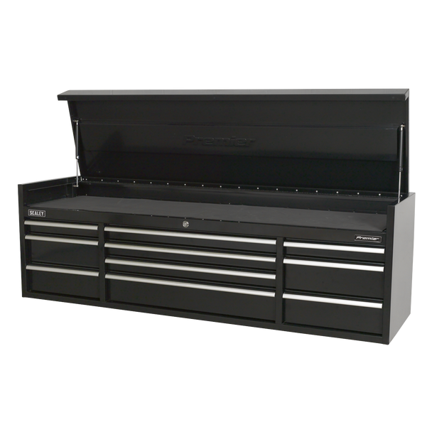 Sealey PTB181510 ⏐ Premier™ Heavy-Duty Extra-Wide Topchest 10 Drawer 1830mm - Black
