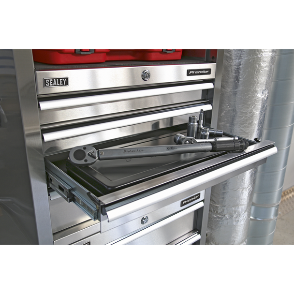 Sealey PTB66004SS ⏐ Premier™ Heavy-Duty Topchest 4 Drawer 675mm - Stainless Steel