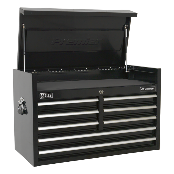 Sealey PTB91508 ⏐ Premier™ Heavy-Duty Topchest 915mm 8 Drawer - Black