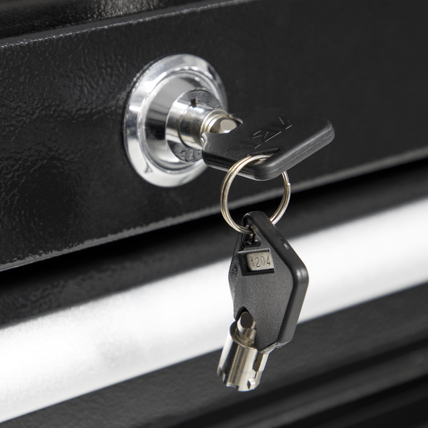 Sealey PTB93006 ⏐ Premier™ Heavy-Duty Rollcab 930mm 6 Drawer - Black