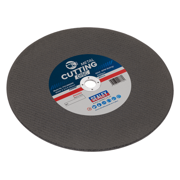 Sealey PTC/30020C ⏐ 300 x 3.2mm Flat Metal Cutting Disc 20mm Bore