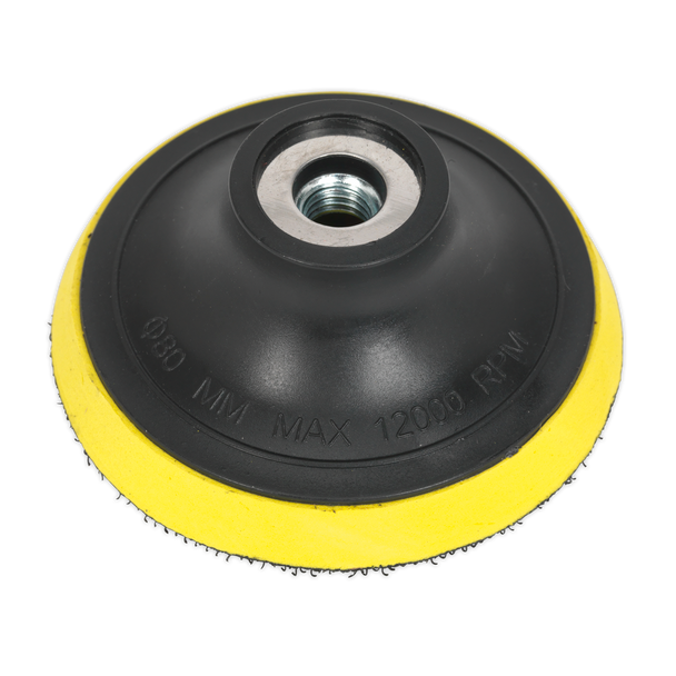 Sealey PTC75VM10 ⏐ 75mm Hook-and-Loop Backing Pad M10 x 1.5mm