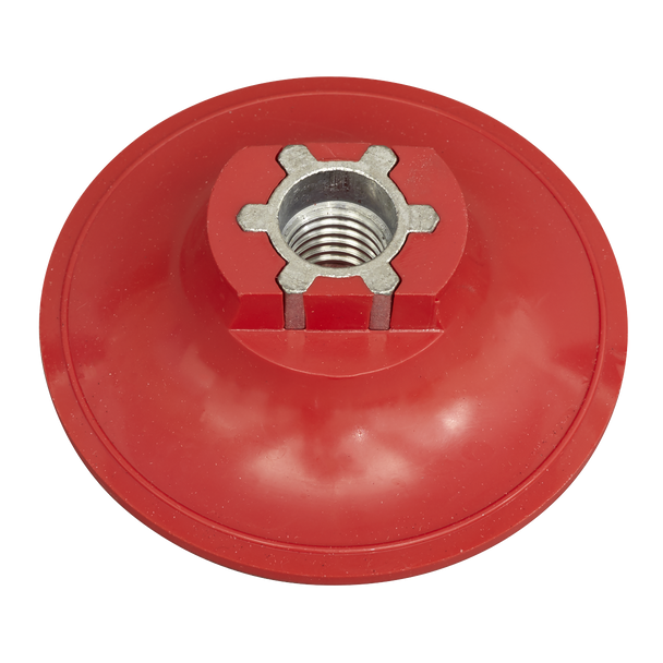 Sealey PTCBPV4 ⏐ 75mm Hook-and-Loop Backing Pad M14 x 2mm