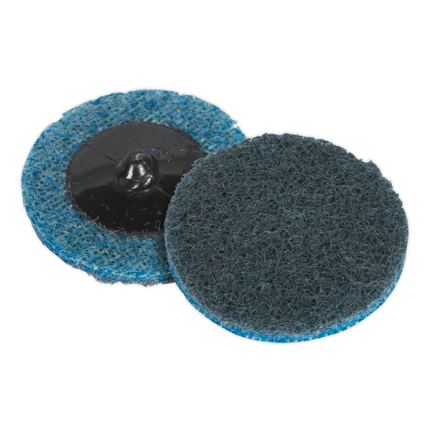 Sealey PTCQC50F ⏐ Quick Change Preparation Pad 50mm, Fine - Pack of 10