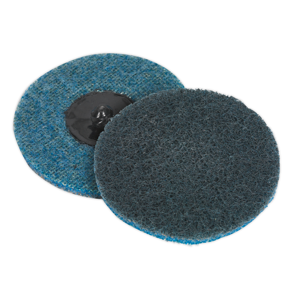 Sealey PTCQC75F ⏐ Quick Change Preparation Pad 75mm, Fine - Pack of 10