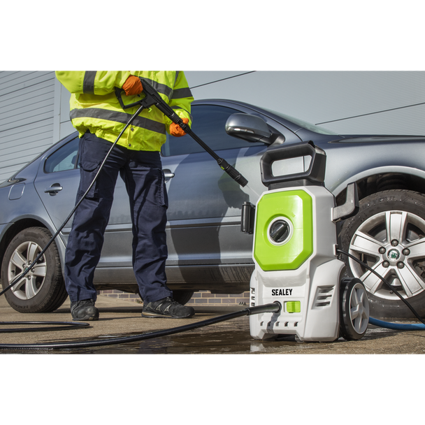 Sealey PW1610COMBO ⏐ Pressure Washer with Snow Foam 100bar 390L/hr