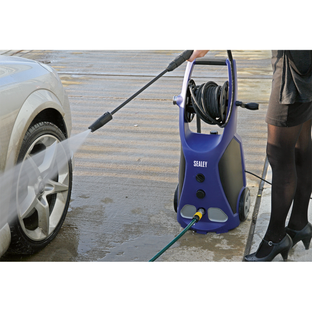 Sealey PW3500 ⏐ Professional Pressure Washer with TSS & Rotablast® Nozzle 140bar 2100W/230V