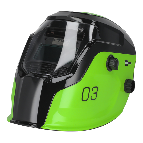 Sealey PWH3 ⏐ Auto Darkening Welding Helmet Shade 9-13 - Green