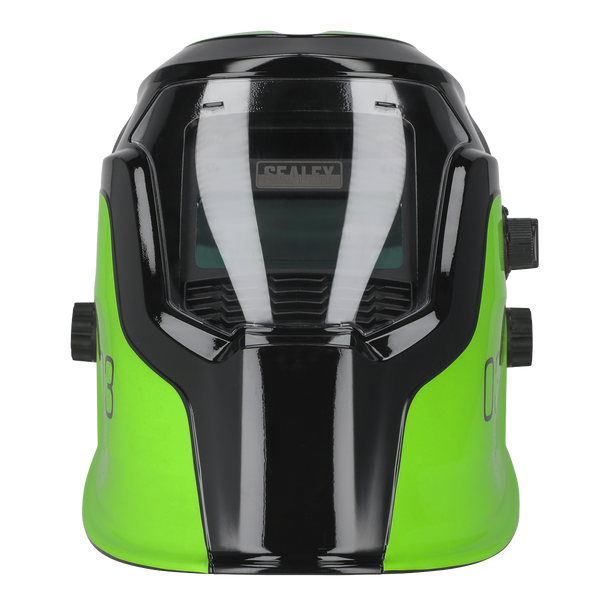 Sealey PWH3 ⏐ Auto Darkening Welding Helmet Shade 9-13 - Green