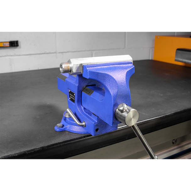 Sealey QAVE100 ⏐ Quick Action SG Iron Vice with Swivel Base 100mm