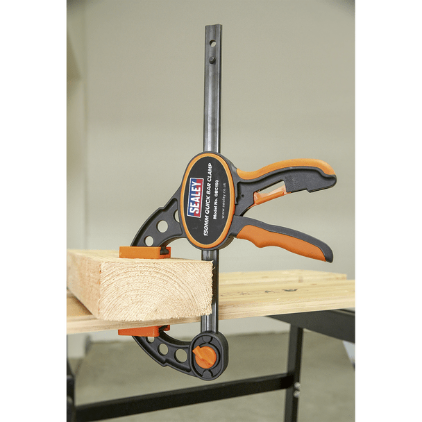 Sealey QBC1502 ⏐ Quick Bar Clamp Set 150mm 2pc