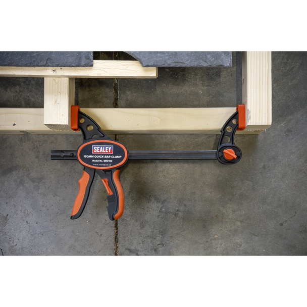 Sealey QBC1502 ⏐ Quick Bar Clamp Set 150mm 2pc