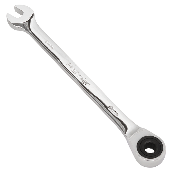 Sealey RCW06 ⏐ Premier Combination Ratchet Spanner 6mm