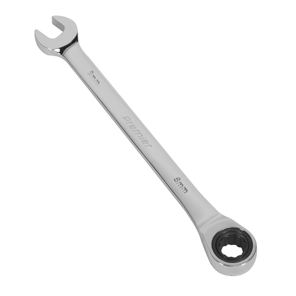 Sealey RCW08 ⏐ Premier Combination Ratchet Spanner 8mm
