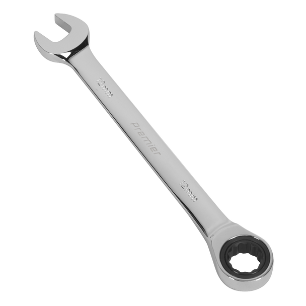 Sealey RCW12 ⏐ Premier Combination Ratchet Spanner 12mm