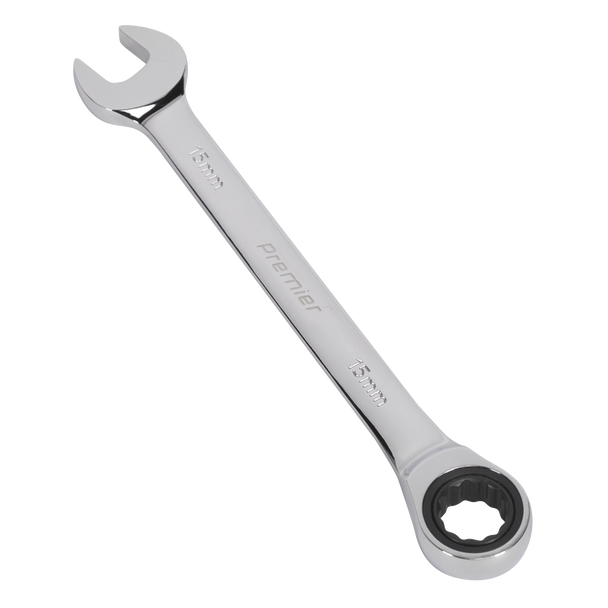 Sealey RCW15 ⏐ Premier Combination Ratchet Spanner 15mm