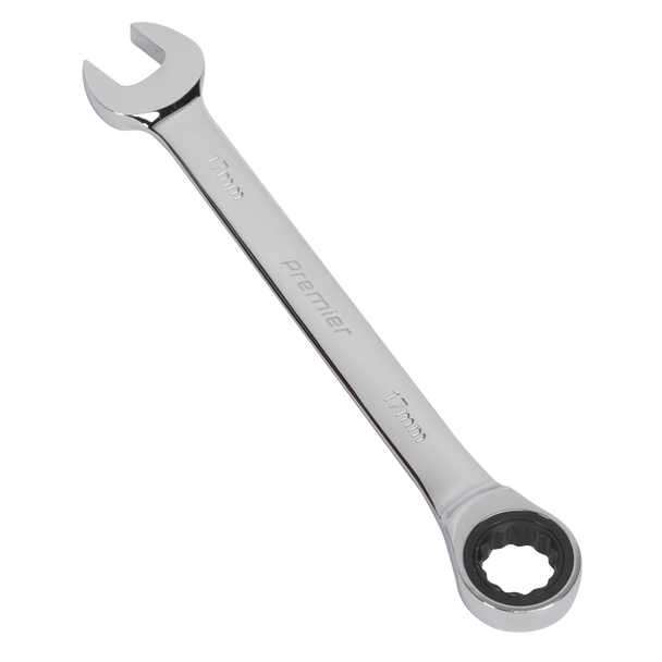 Sealey RCW17 ⏐ Premier Combination Ratchet Spanner 17mm