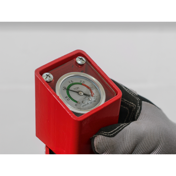 Sealey RE2311 ⏐ Hydraulic Coil Spring Compressing Station with Gauge 2000kg Capacity