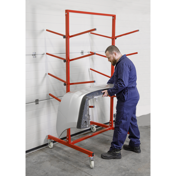 Sealey RE55 ⏐ 4-Level Double-Sided Bumper Rack