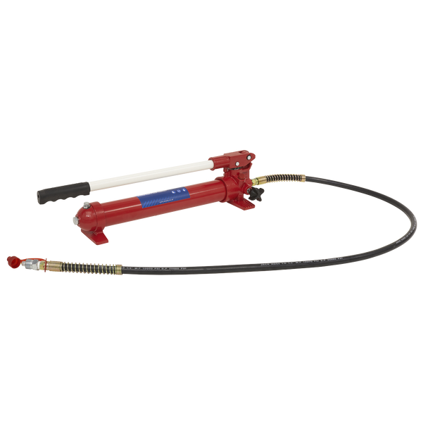 Sealey RE97.10-COMBO ⏐ Snap Push Ram with Pump & Hose Assembly 10 Tonne