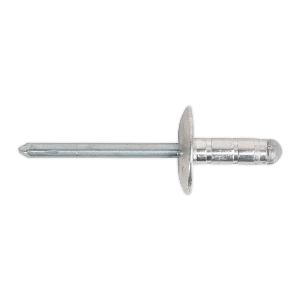 Sealey RM4819L ⏐ Aluminium Multi-Grip Large Flange Rivet 4.8 x 19mm - Pack of 200 - Copy